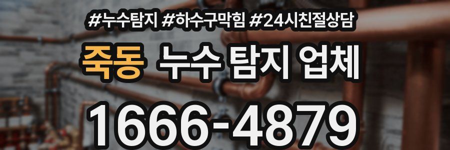 죽동 누수 탐지 업체
