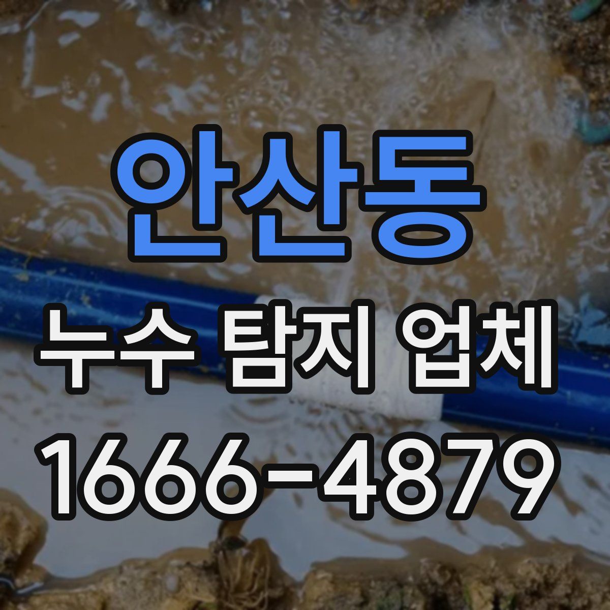 안산동 누수 탐지 업체