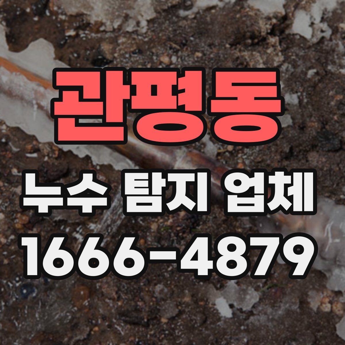 관평동 누수 탐지 업체