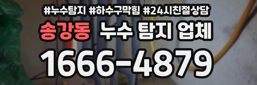 송강동 누수 탐지 업체