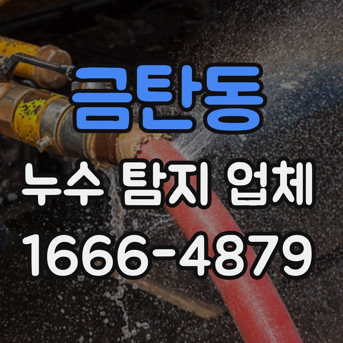 금탄동 누수 탐지 업체