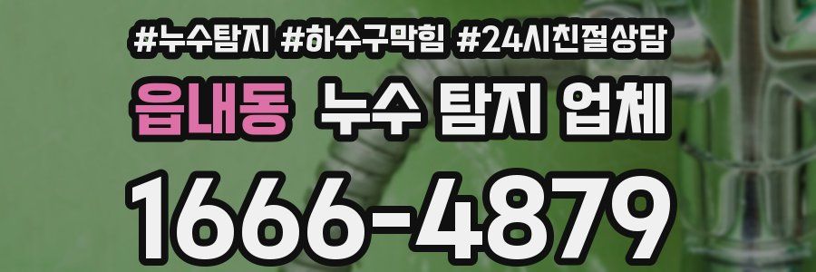 읍내동 누수 탐지 업체