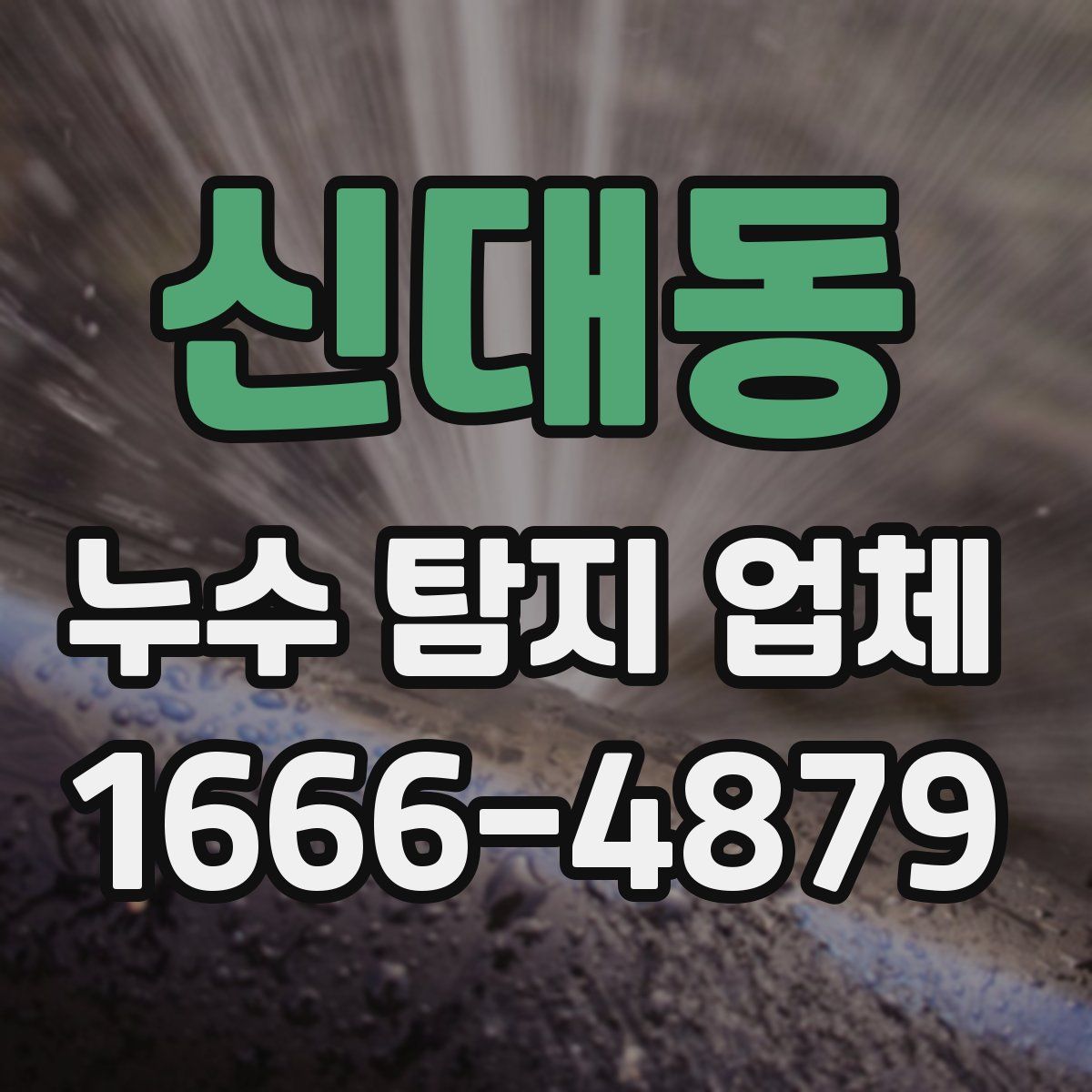 신대동 누수 탐지 업체