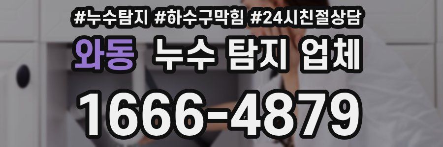 와동 누수 탐지 업체