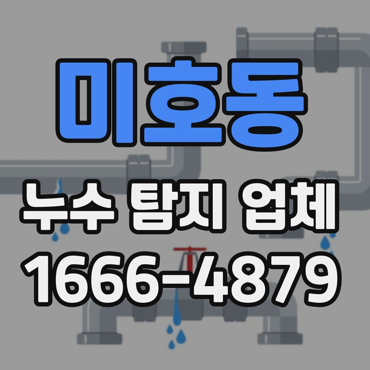 미호동 누수 탐지 업체