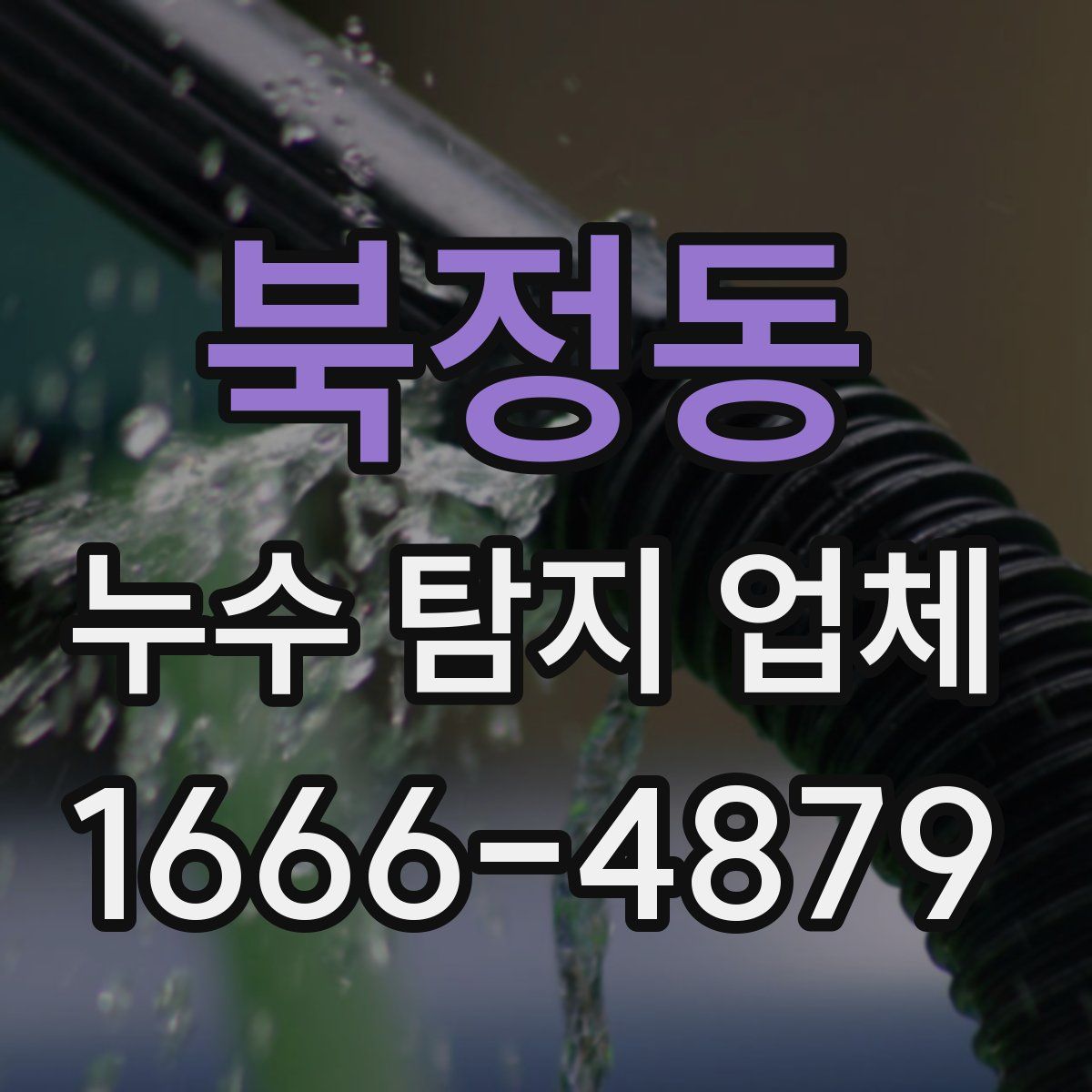 북정동 누수 탐지 업체