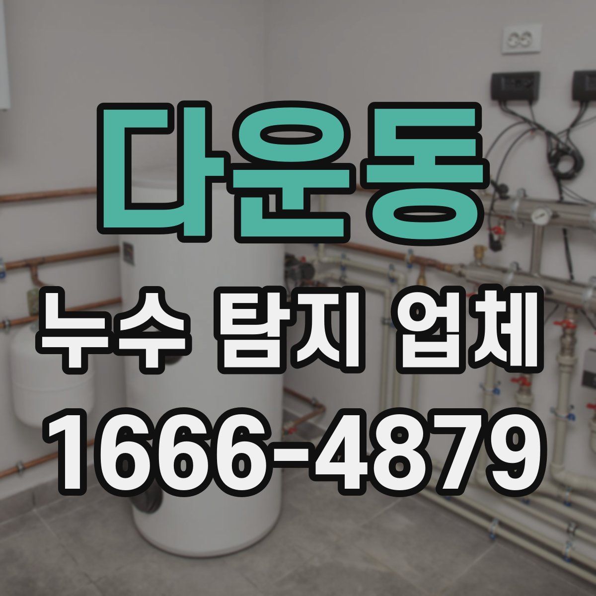 다운동 누수 탐지 업체