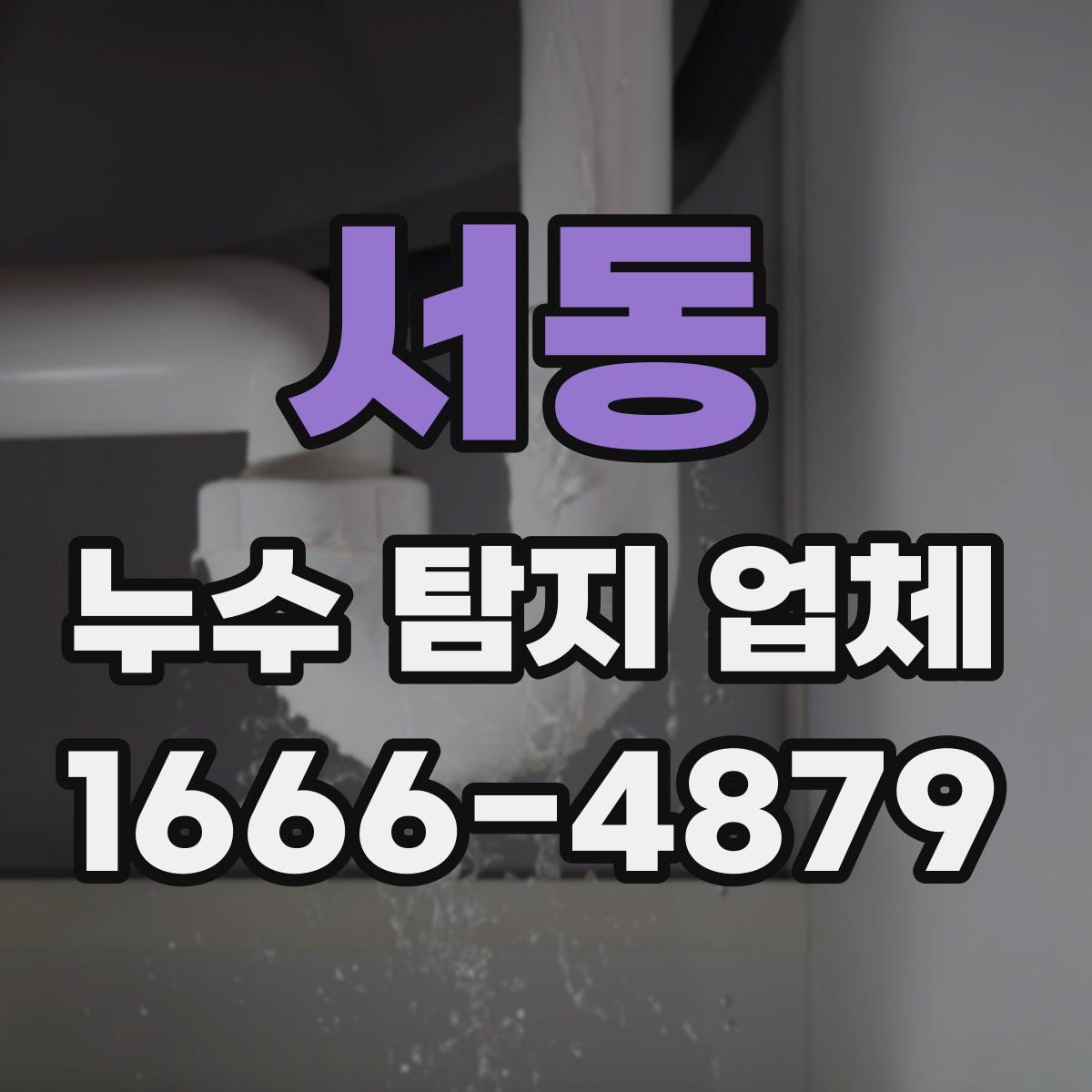 서동 누수 탐지 업체