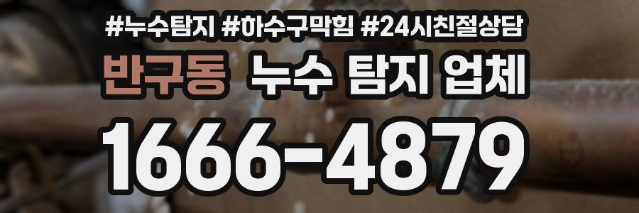 반구동 누수 탐지 업체