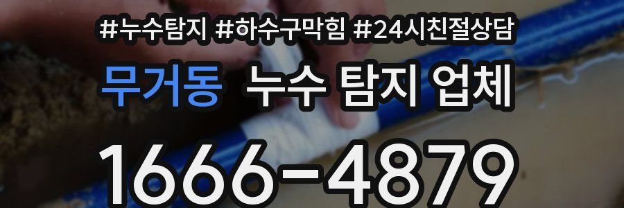 무거동 누수 탐지 업체
