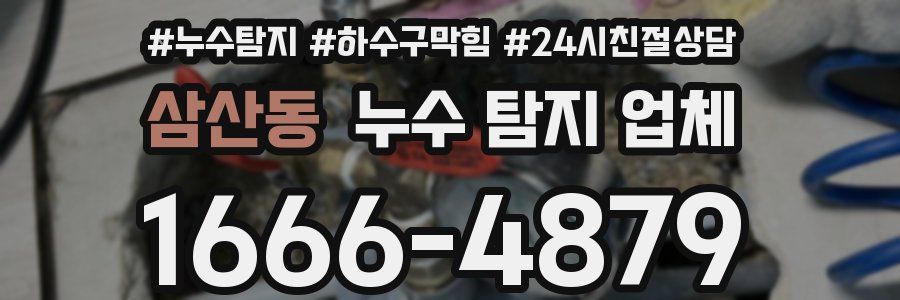 삼산동 누수 탐지 업체