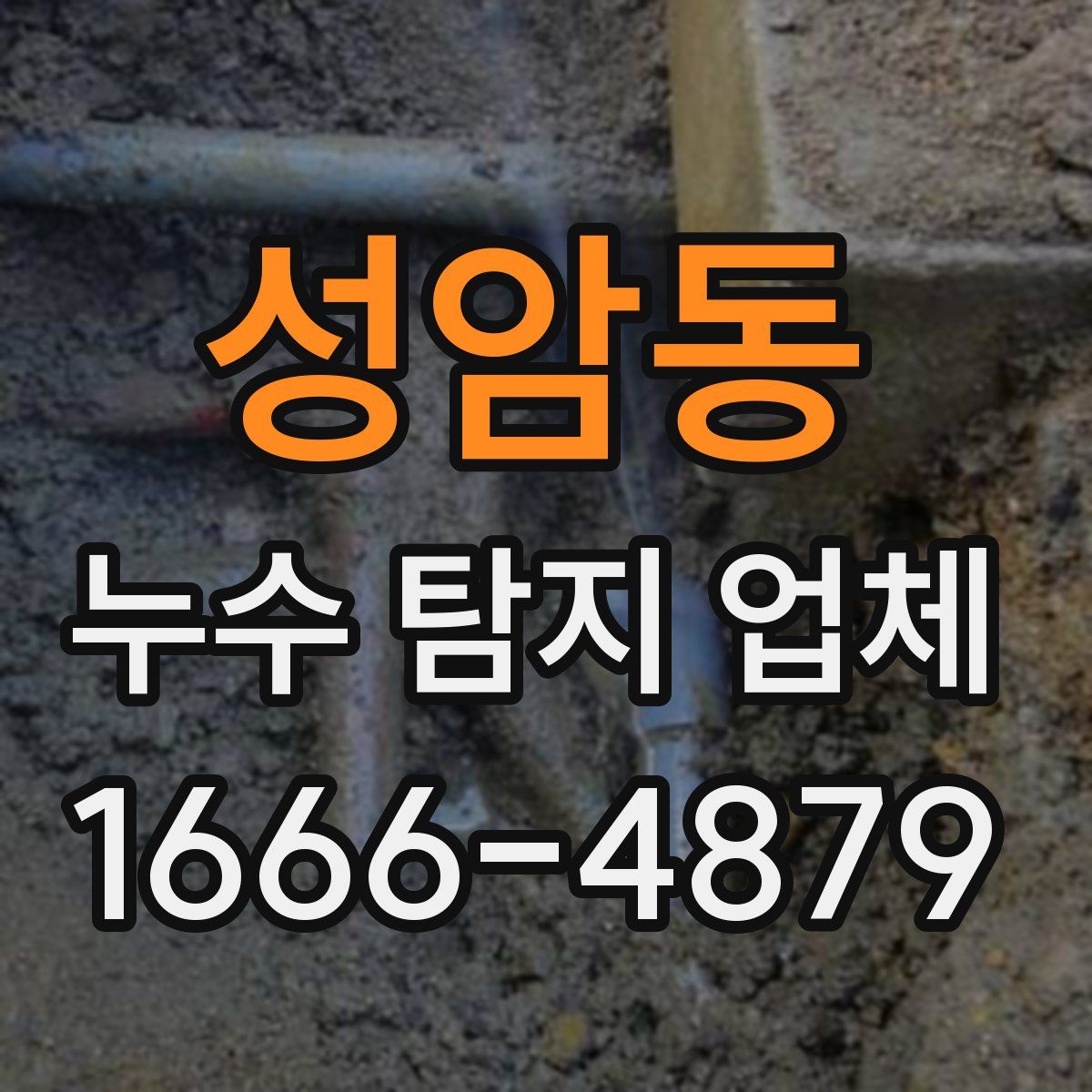 성암동 누수 탐지 업체