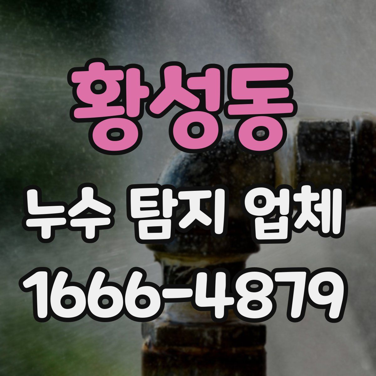황성동 누수 탐지 업체