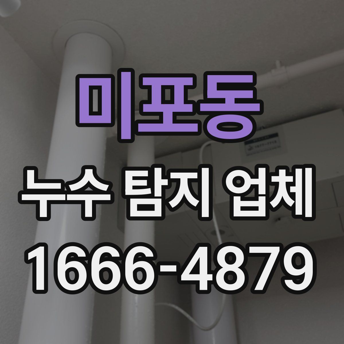 미포동 누수 탐지 업체