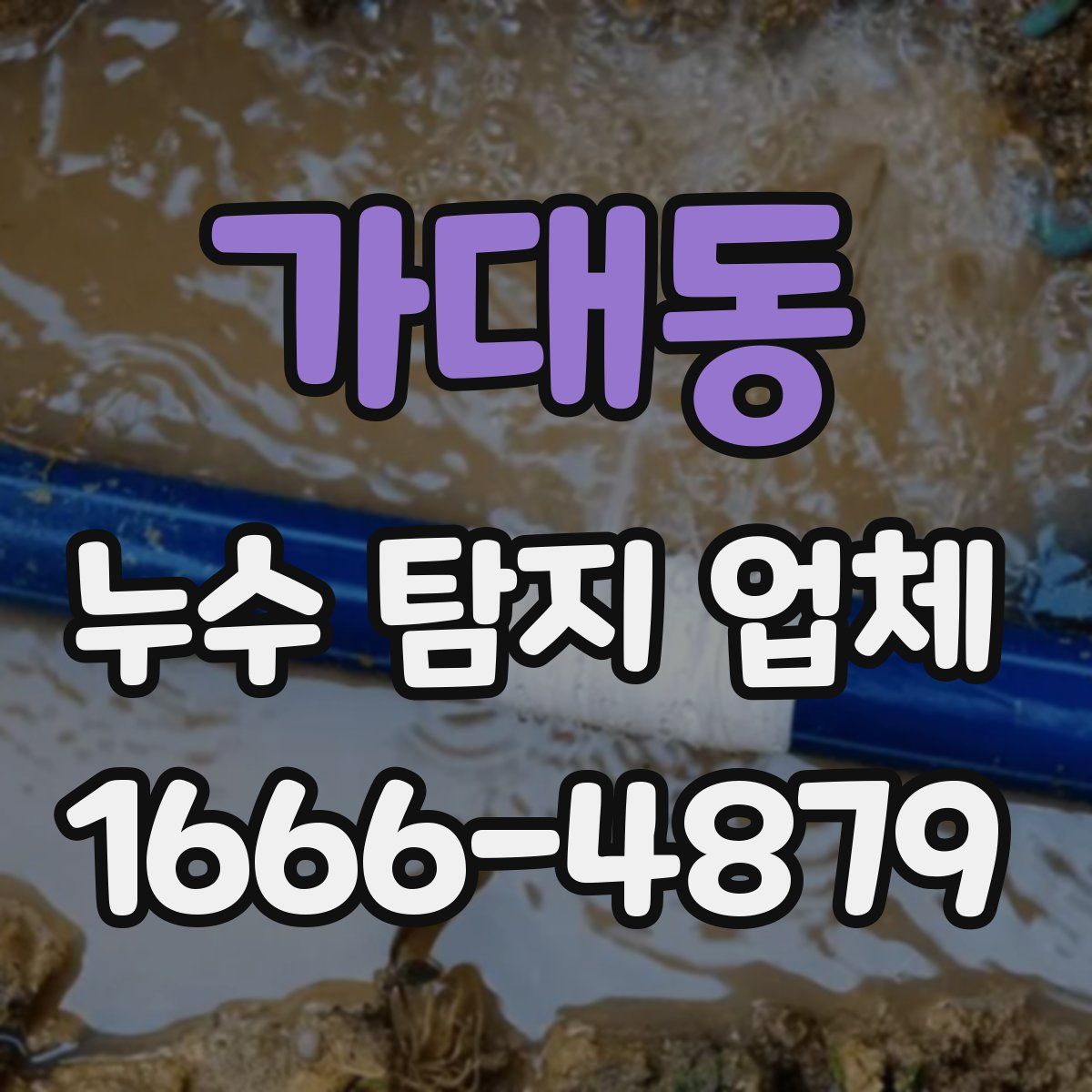 가대동 누수 탐지 업체