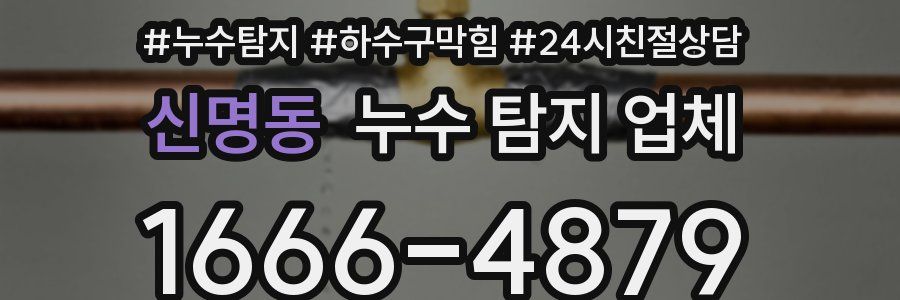 신명동 누수 탐지 업체