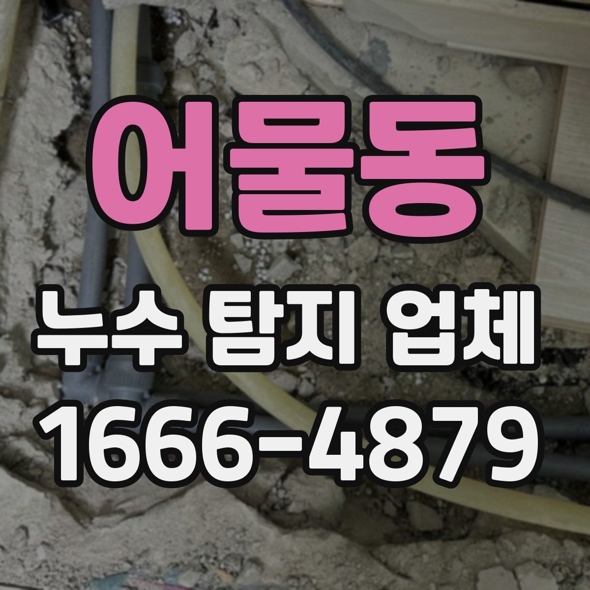 어물동 누수 탐지 업체