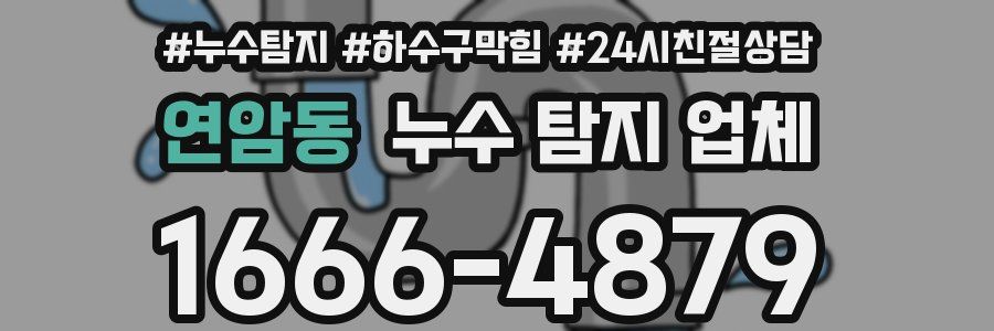 연암동 누수 탐지 업체