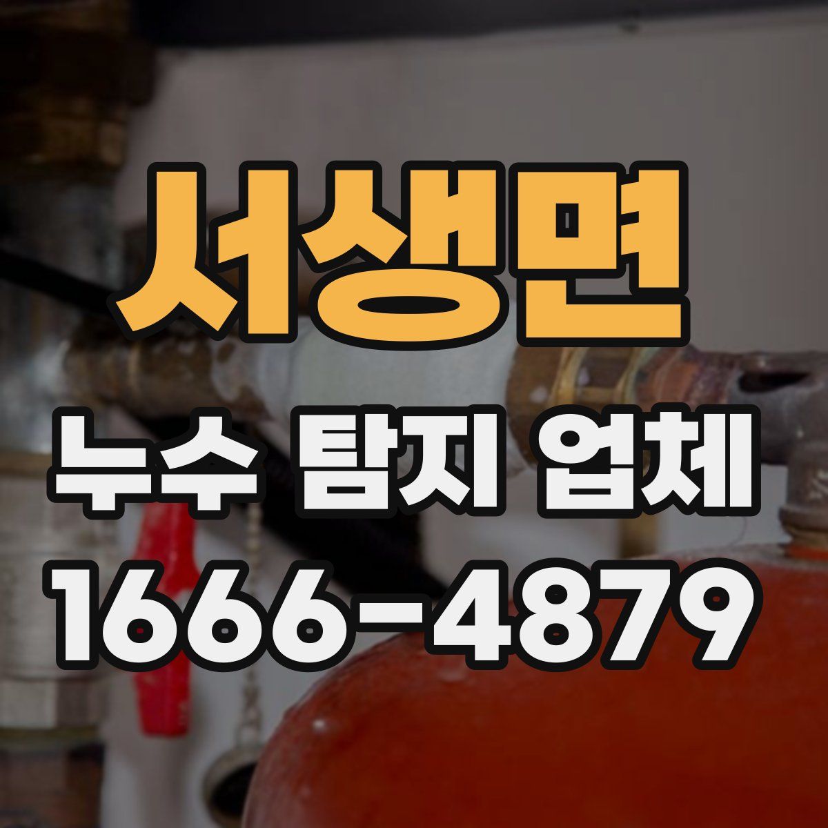 서생면 누수 탐지 업체