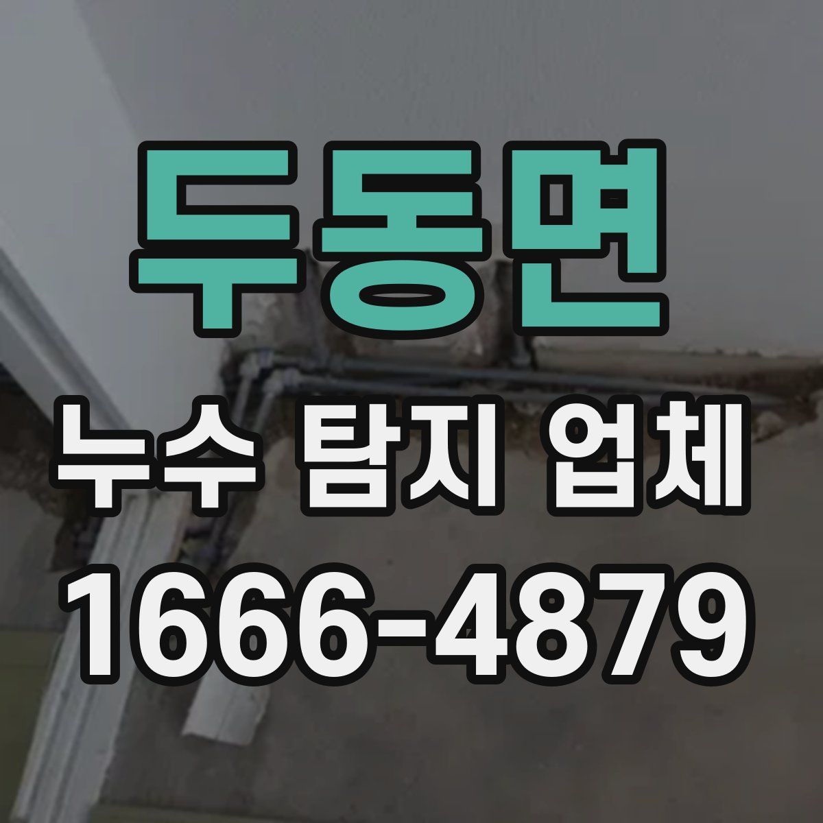 두동면 누수 탐지 업체