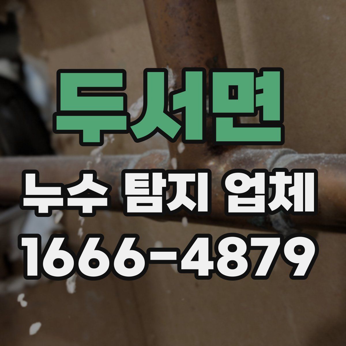 두서면 누수 탐지 업체