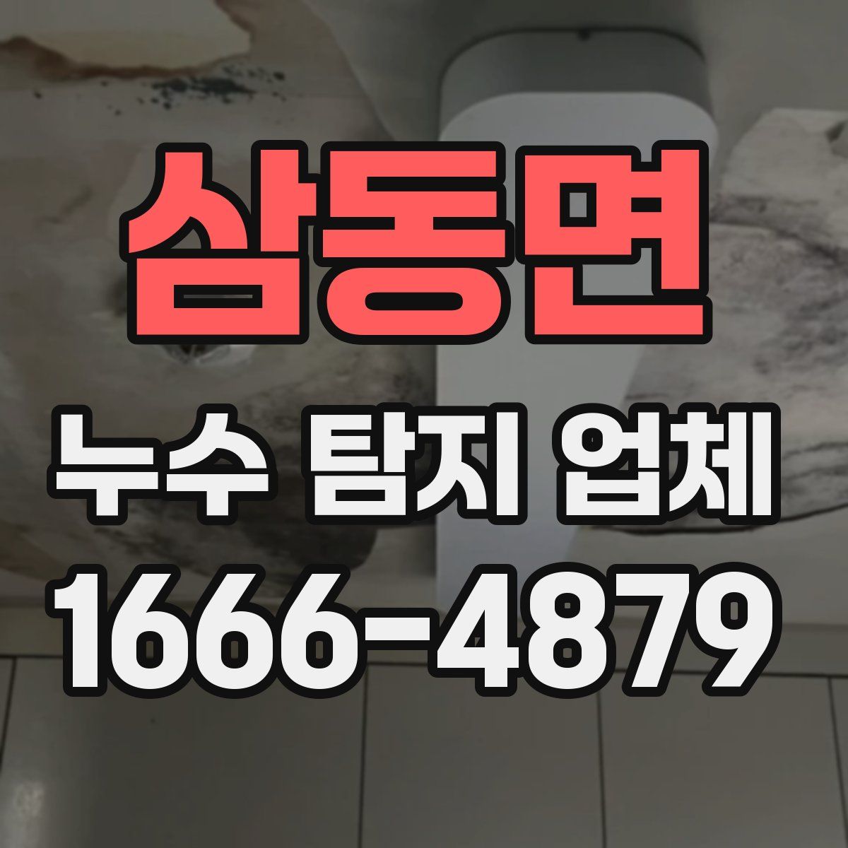 삼동면 누수 탐지 업체