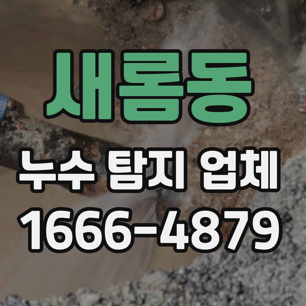 새롬동 누수 탐지 업체
