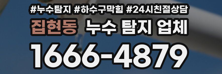 집현동 누수 탐지 업체