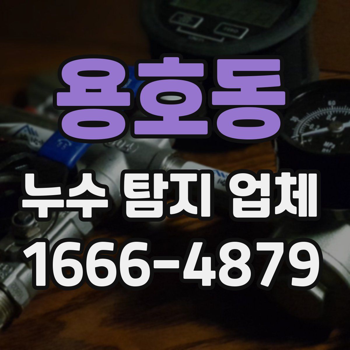 용호동 누수 탐지 업체