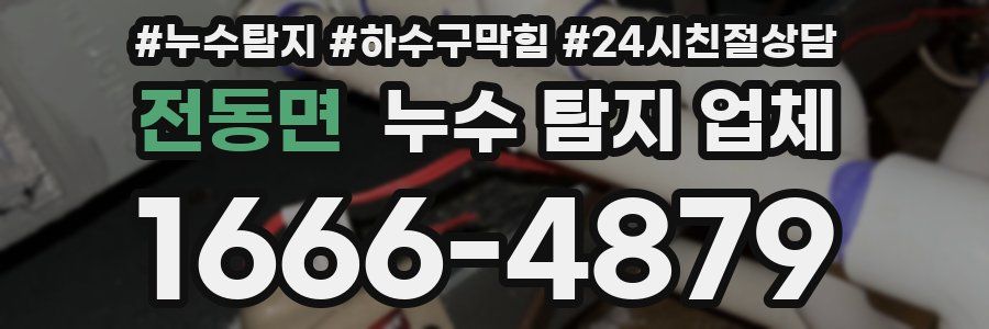 전동면 누수 탐지 업체