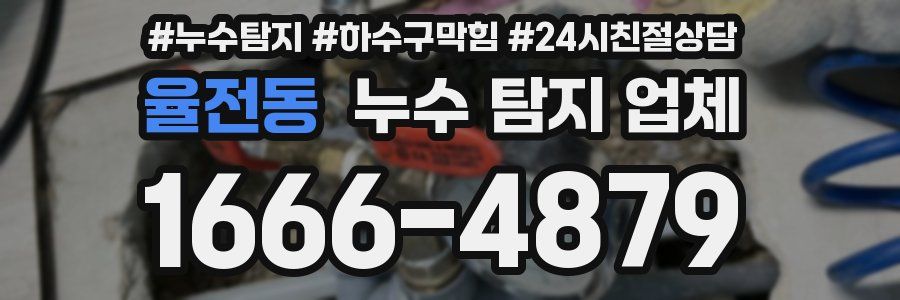 율전동 누수 탐지 업체