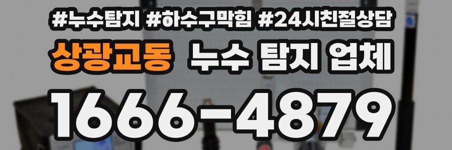 상광교동 누수 탐지 업체