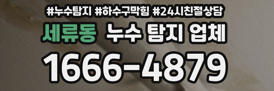 세류동 누수 탐지 업체