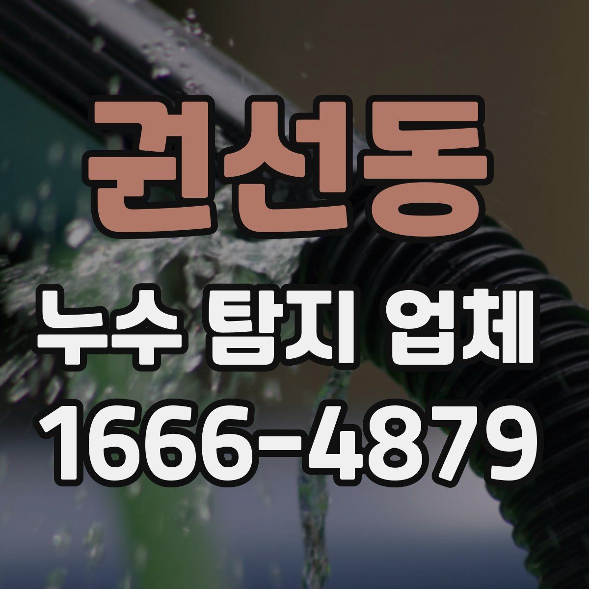 권선동 누수 탐지 업체