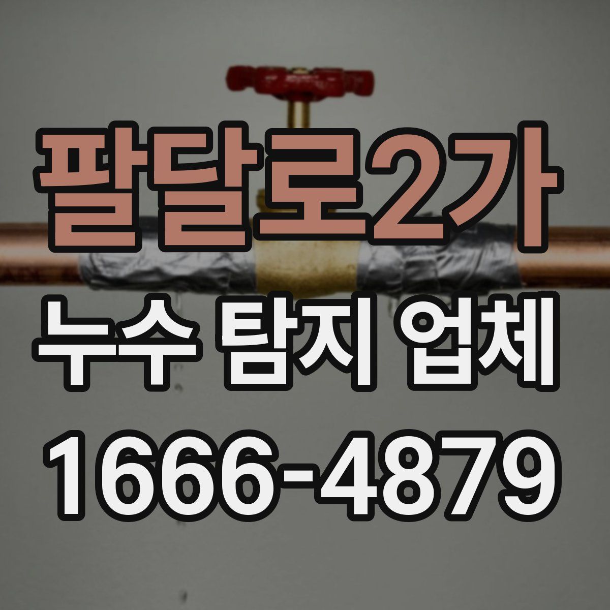팔달로2가 누수 탐지 업체