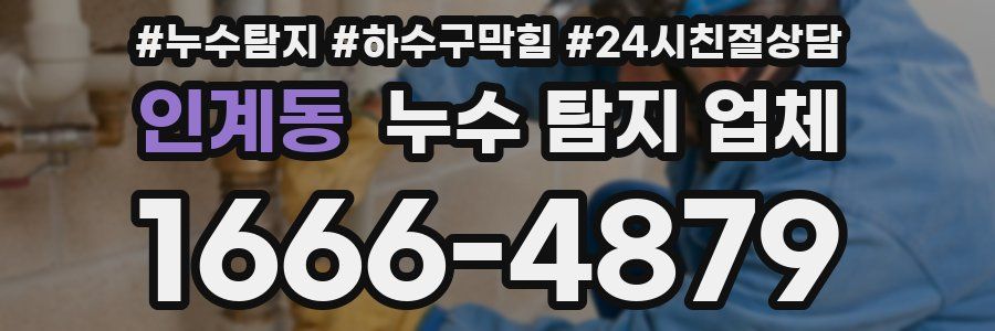 인계동 누수 탐지 업체