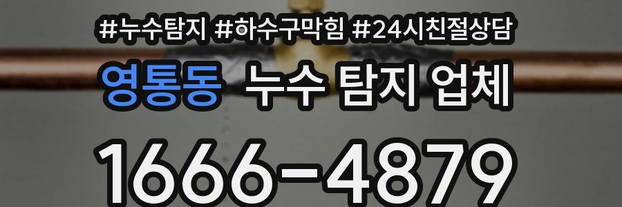 영통동 누수 탐지 업체