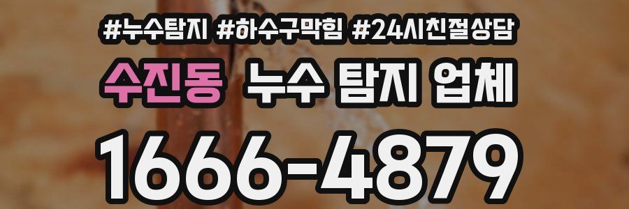 수진동 누수 탐지 업체