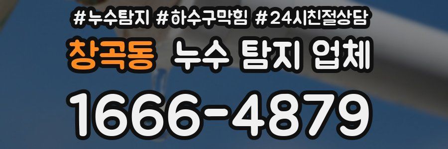 창곡동 누수 탐지 업체
