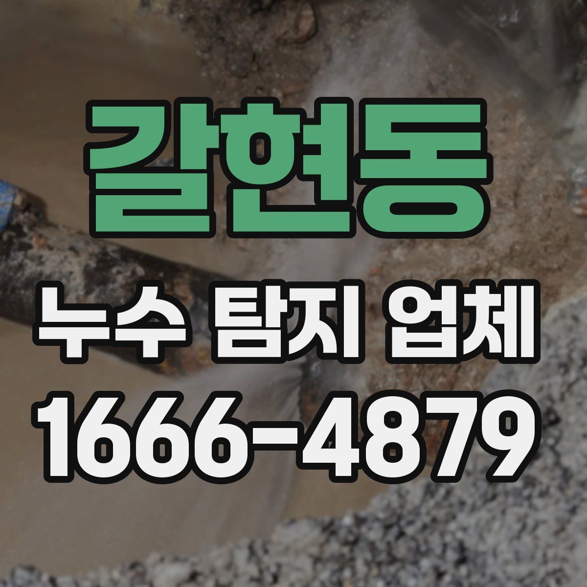 갈현동 누수 탐지 업체