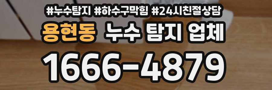 용현동 누수 탐지 업체