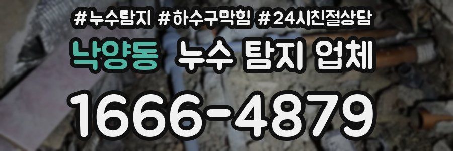 낙양동 누수 탐지 업체