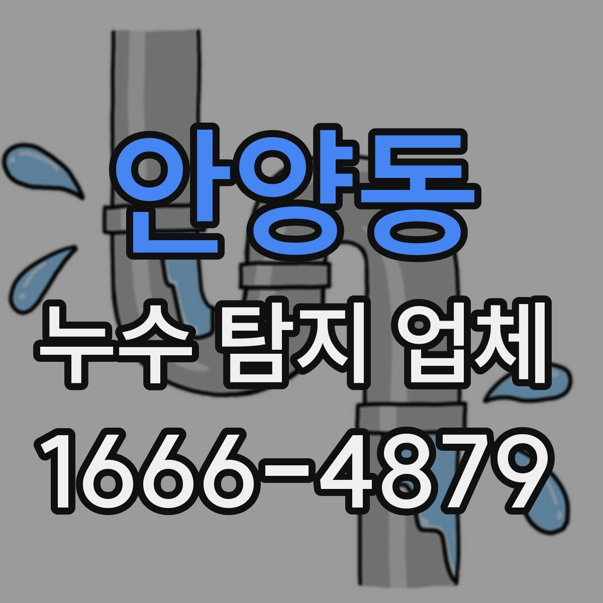 안양동 누수 탐지 업체