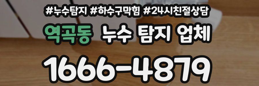역곡동 누수 탐지 업체