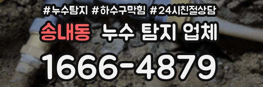 송내동 누수 탐지 업체