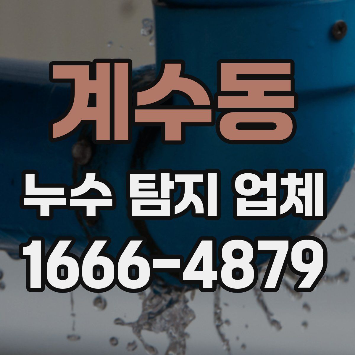 계수동 누수 탐지 업체