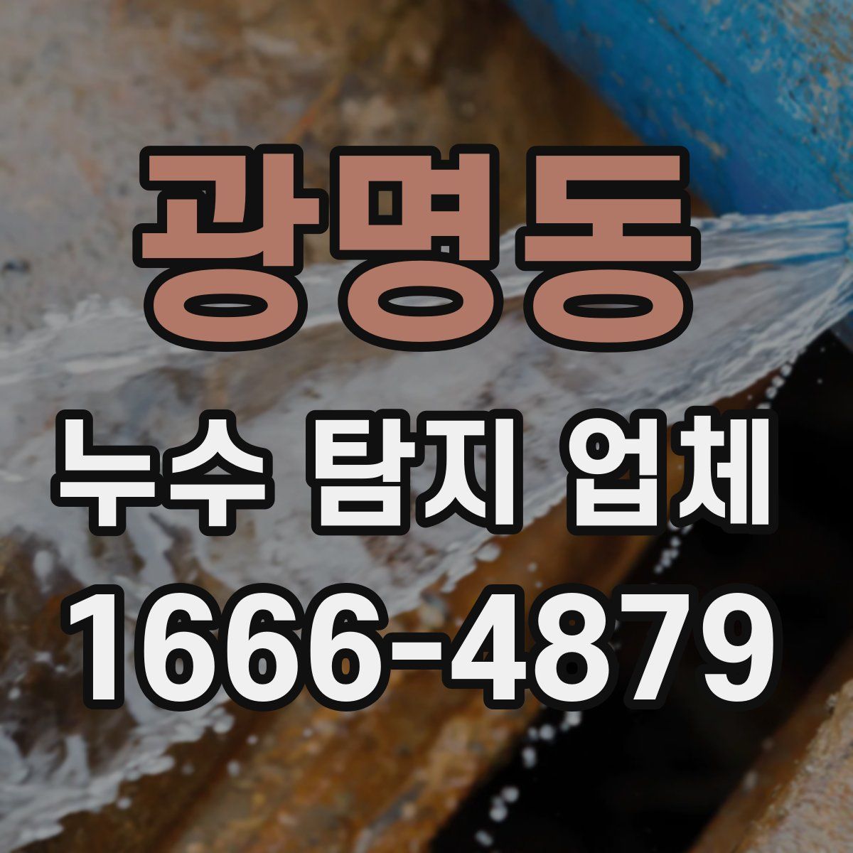광명동 누수 탐지 업체
