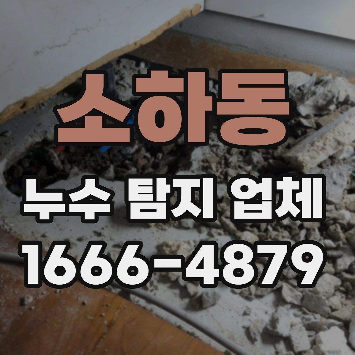 소하동 누수 탐지 업체