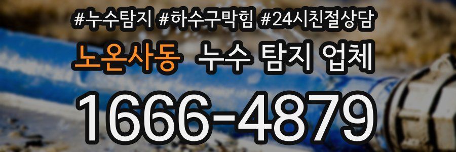 노온사동 누수 탐지 업체