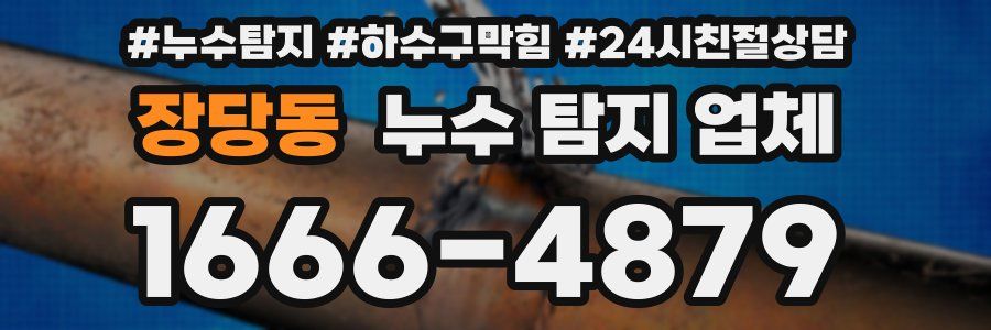 장당동 누수 탐지 업체